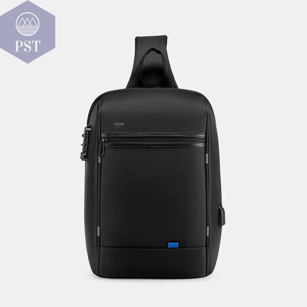 Kingsons/Vgoal Anti-theft Waterproof Single Shoulder Backpack For Men Laptop 14/13.3 inch W/ USB Charging Port&TSA Customs Lock - PST PS Tradings