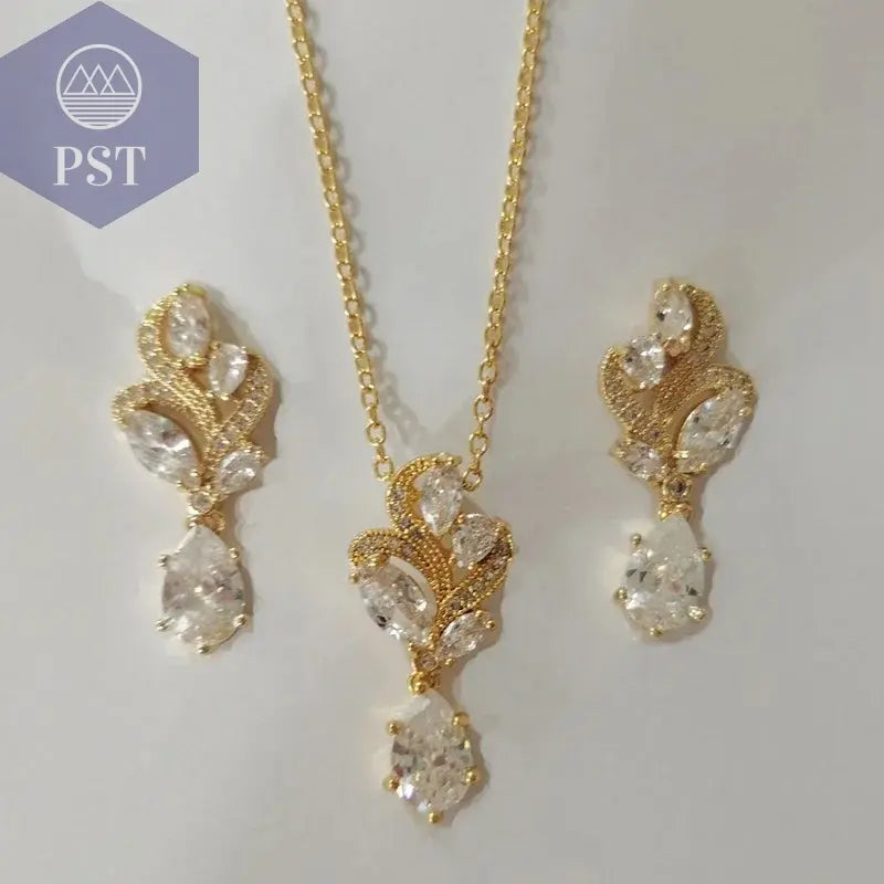 LXOEN Marquise Cut Flower Zirconia Crystal Long Drop Earrings for Women Shiny Leaf CZ Stone Bridal Wedding Jewelry       PST PS Tradings
