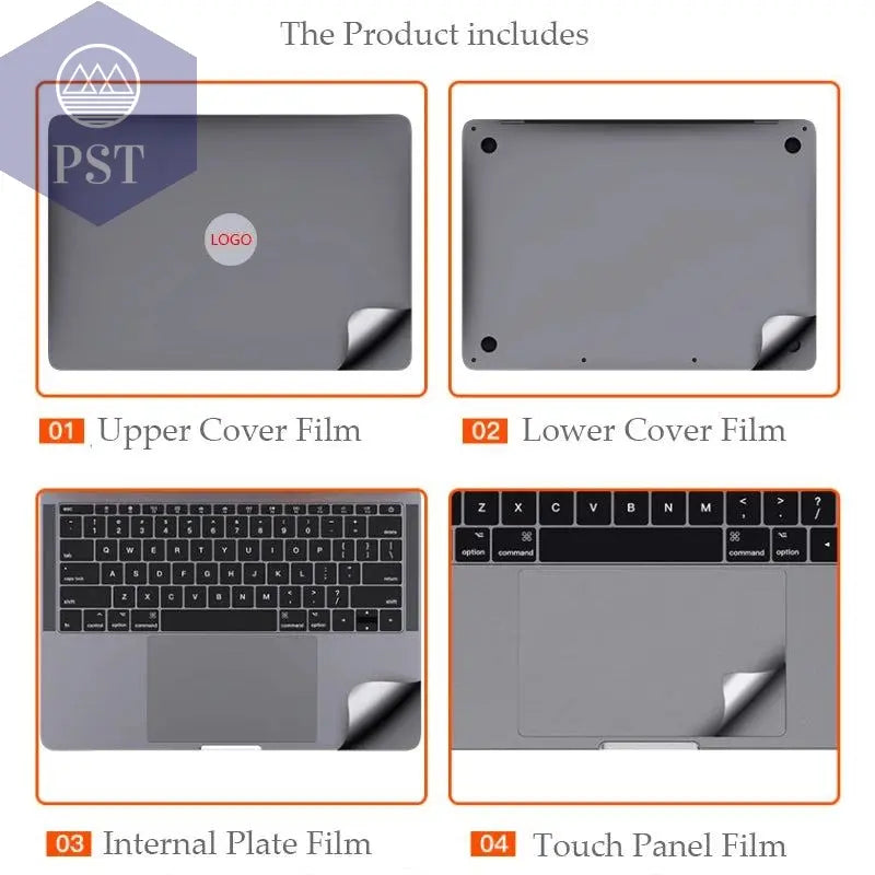 Laptop Primary Color Skins Protective Film For Macbook Pro 13 14 16 M1 M2 Air 13.6 15.3'' 2023 Skin Cover Anti-scratch Protector - PST PS Tradings