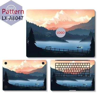 Laptop Primary Color Skins Protective Film For Macbook Pro 13 14 16 M1 M2 Air 13.6 15.3'' 2023 Skin Cover Anti-scratch Protector - PST PS Tradings