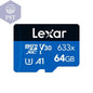 Lexar Class10 UHS-I U3 Micro SD Card      64GB PST PS Tradings