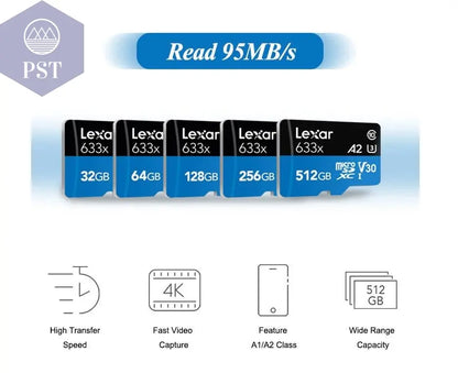 Lexar Class10 UHS-I U3 Micro SD Card       PST PS Tradings