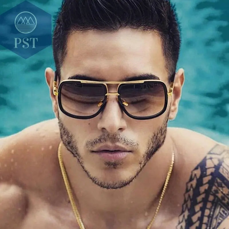 Men's Alloy Retro Sunglasses       PST PS Tradings