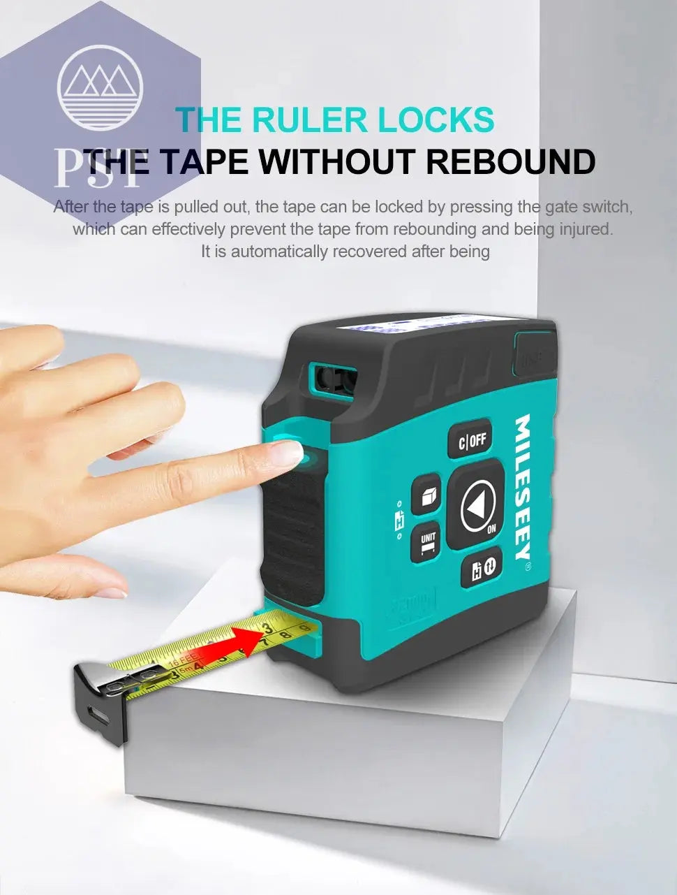 Mileseey Tragbare Laser-distanzmessgerät 60 M Laser-entfernungsmesser high-präzision Digitale trena laser band palette finder messen werkzeug  Tools - Hand Tools - Industrial Tweezers     PST PS Tradings