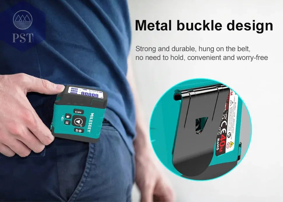 Mileseey Tragbare Laser-distanzmessgerät 60 M Laser-entfernungsmesser high-präzision Digitale trena laser band palette finder messen werkzeug  Tools - Hand Tools - Industrial Tweezers     PST PS Tradings