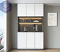 Moderne Wohnzimmerschrank mit Glastüren PST PS Tradings  PST PS Tradings 120x40x220cm-D PST PS Tradings