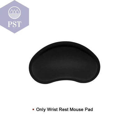 New Wrist Rest Mouse Pad Memory Foam Superfine Fibre Wrist Rest Pad Ergonomic Mousepad for Typist Office Gaming PC Laptop - PST PS Tradings