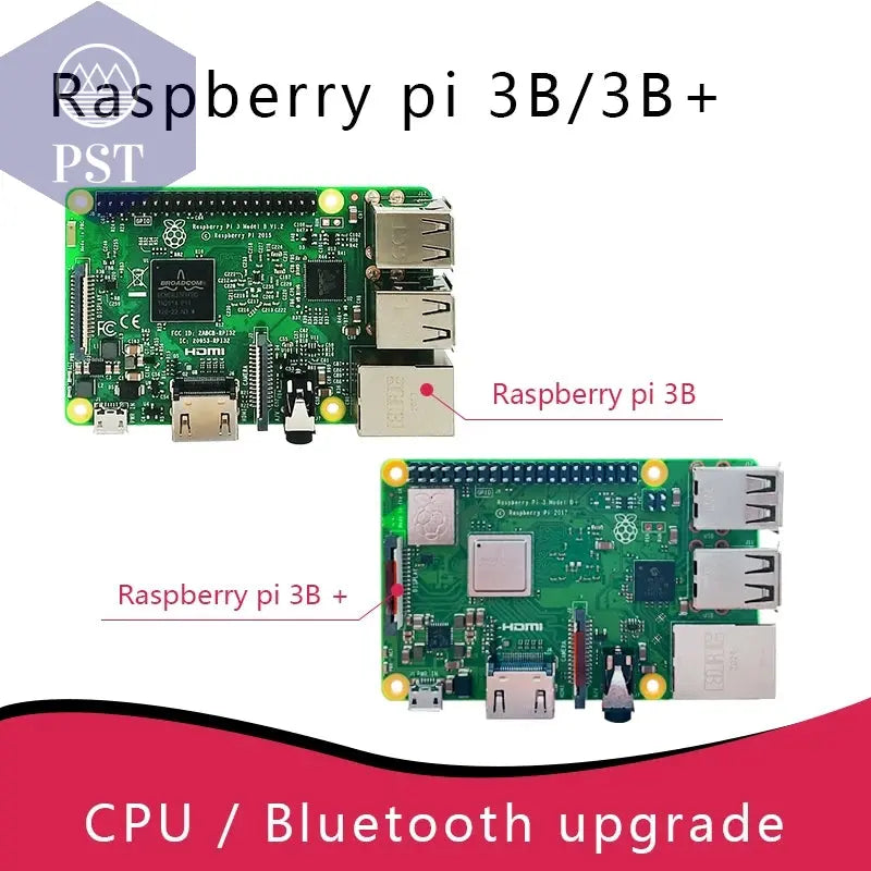 Original Raspberry Pi 3 Model B /3B+ Plus BCM2837 1.2G ,Raspberry Pi 3 B+ with 2.4G & 5G WIFI 4.2 Bluetooth and PoE  Electronics     PST PS Tradings