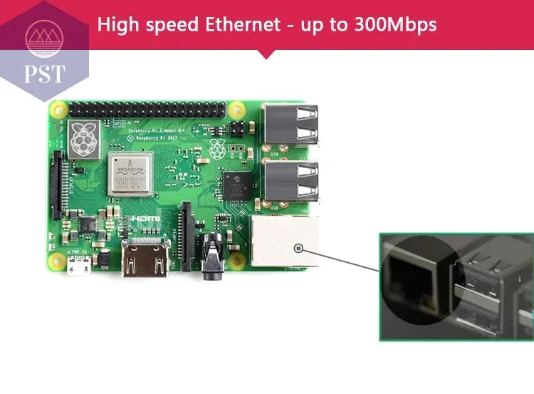 Original Raspberry Pi 3 Model B /3B+ Plus BCM2837 1.2G ,Raspberry Pi 3 B+ with 2.4G & 5G WIFI 4.2 Bluetooth and PoE  Electronics     PST PS Tradings