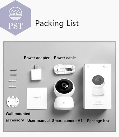 Original Smart Camera 2K 1296P HD 360 Angle WiFi Night Vision Webcam Video IP Camera Baby Security Monitor for Xiaomi Mihome APP       PST PS Tradings