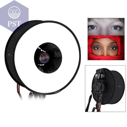 PULUZ 45cm Ring Softbox Speedlight Round Style Flash Light  Photography Shoot Soft box Foldable Soft Flash Light Diffuser       PST PS Tradings