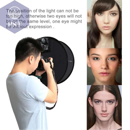 PULUZ 45cm Ring Softbox Speedlight Round Style Flash Light  Photography Shoot Soft box Foldable Soft Flash Light Diffuser       PST PS Tradings