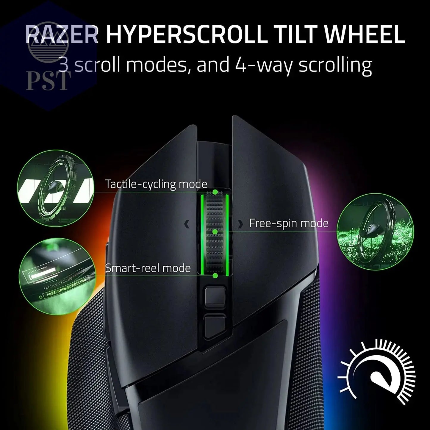 Razer Basilisk V3 Pro Wireless RGB Gaming Mouse Fast Optical Switches Gen-3  11 Programmable Buttons 30K Optical Sensor PST PS Tradings Gaming Mouse PST PS Tradings  PST PS Tradings Razer Basilisk V3 Pro Wireless RGB Gaming Mouse Fast Optical Switches Gen-3  11 Programmable Buttons 30K Optical Sensor Gaming Mouse