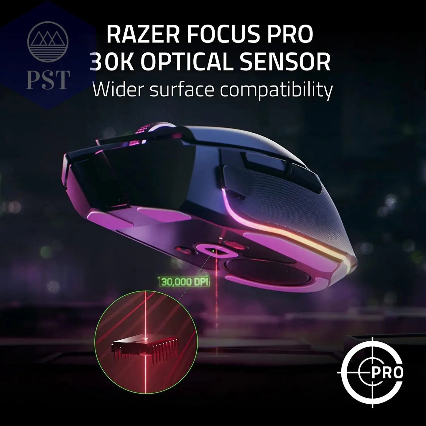 Razer Basilisk V3 Pro Wireless RGB Gaming Mouse Fast Optical Switches Gen-3  11 Programmable Buttons 30K Optical Sensor PST PS Tradings Gaming Mouse PST PS Tradings  PST PS Tradings Razer Basilisk V3 Pro Wireless RGB Gaming Mouse Fast Optical Switches Gen-3  11 Programmable Buttons 30K Optical Sensor Gaming Mouse