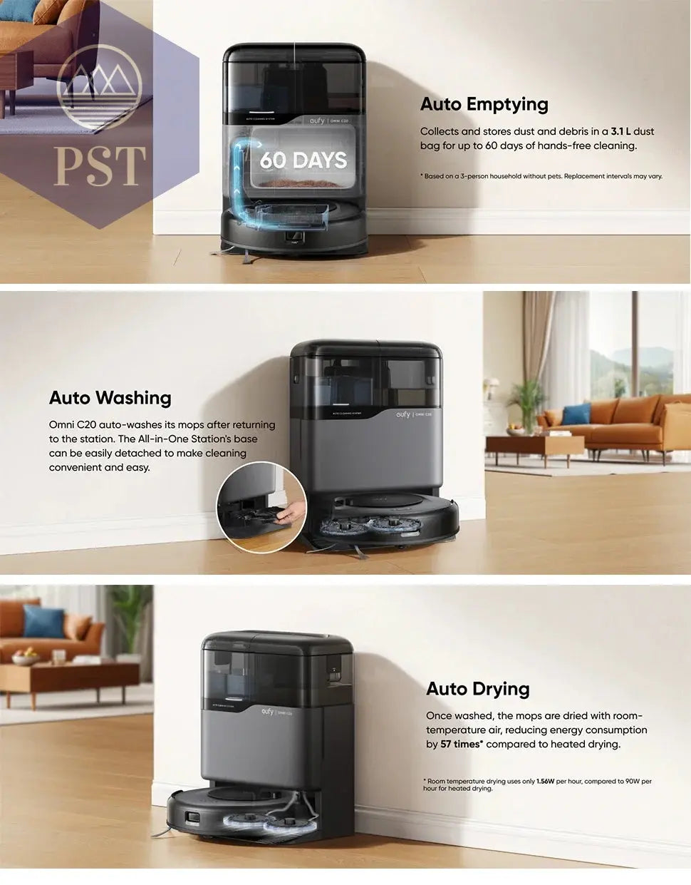 Roboterstaubsauger Eufy Omni C20 PST PS Tradings  