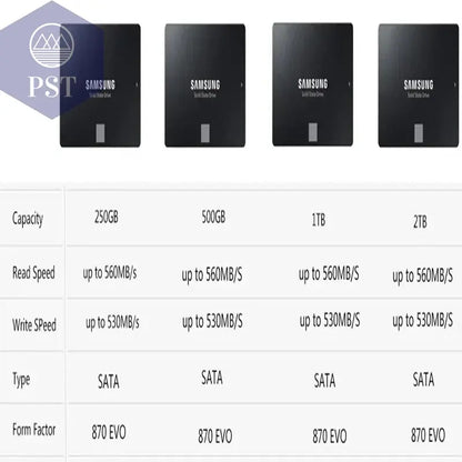SAMSUNG SSD 870 EVO 1TB 256GB-2TB Schneller speichern Samsung SSD Festplatten Speicher für PC PST PS Tradings SSD PST PS Tradings  PST PS Tradings SAMSUNG SSD 870 EVO 1TB 256GB-2TB Schneller speichern Samsung SSD Festplatten Speicher für PC SSD