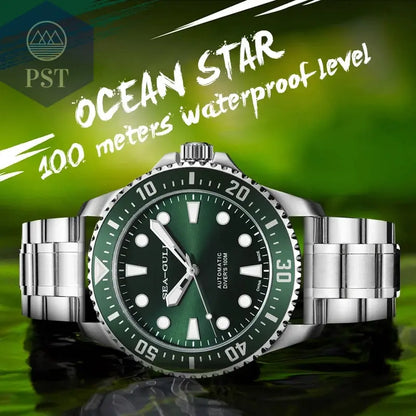 Seagull 6105 Automatik Taucheruhr mit Saphirglass Armbanduhr PST PS Tradings  PST PS Tradings  PST PS Tradings Seagull 6105 Automatik Taucheruhr mit Saphirglass Armbanduhr
