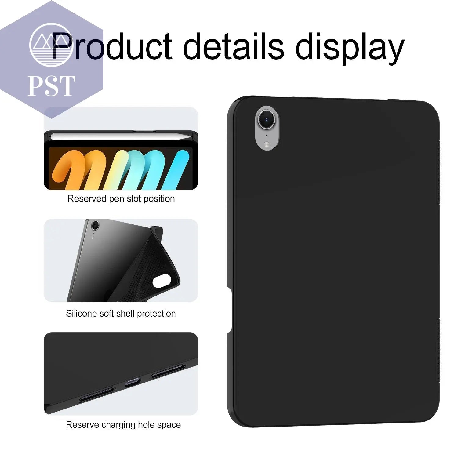 Soft Case For iPad mini (A17 Pro) 2024 Mini7 Silicon TPU Shell for iPad mini 7th Gen Mini 7 6 mini6 8.3" Tablet Back Cover case - PST PS Tradings