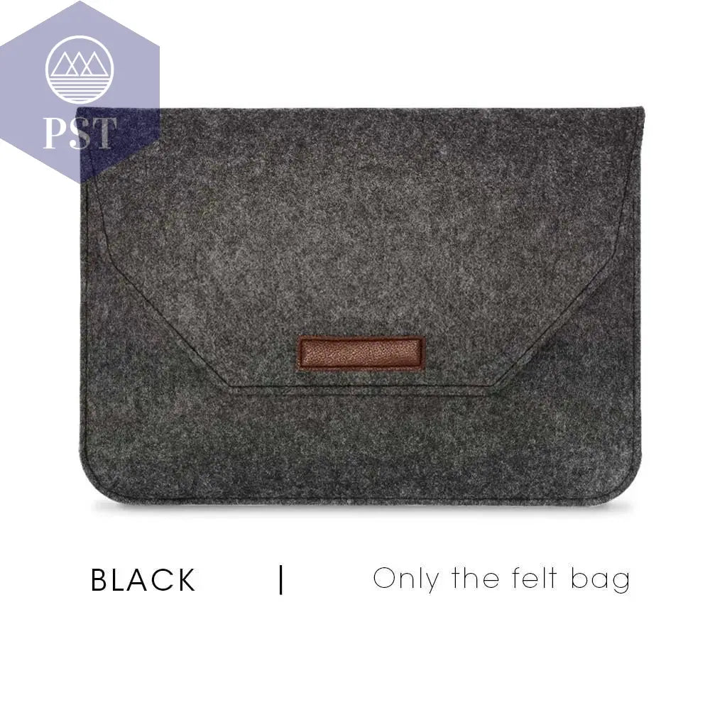 Soft Sleeve Laptop Bag For Macbook Air Pro Retina 11 12 13 14 15 inch Notebook Tablet Case Cover For HP Dell Macbook With Gift - PST PS Tradings